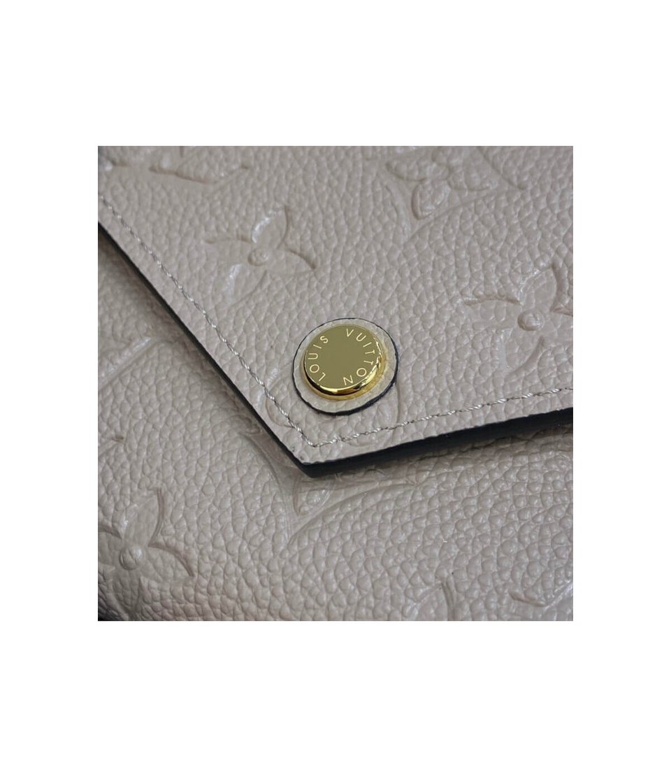 Louis Vuitton Monogram Empreinte Victorine Wallet Tourterelle view 6
