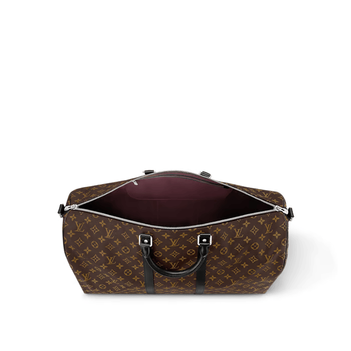 Louis Vuitton Keepall Bandouli Re 55 Monogram Macassar 55cm M56714 view 5