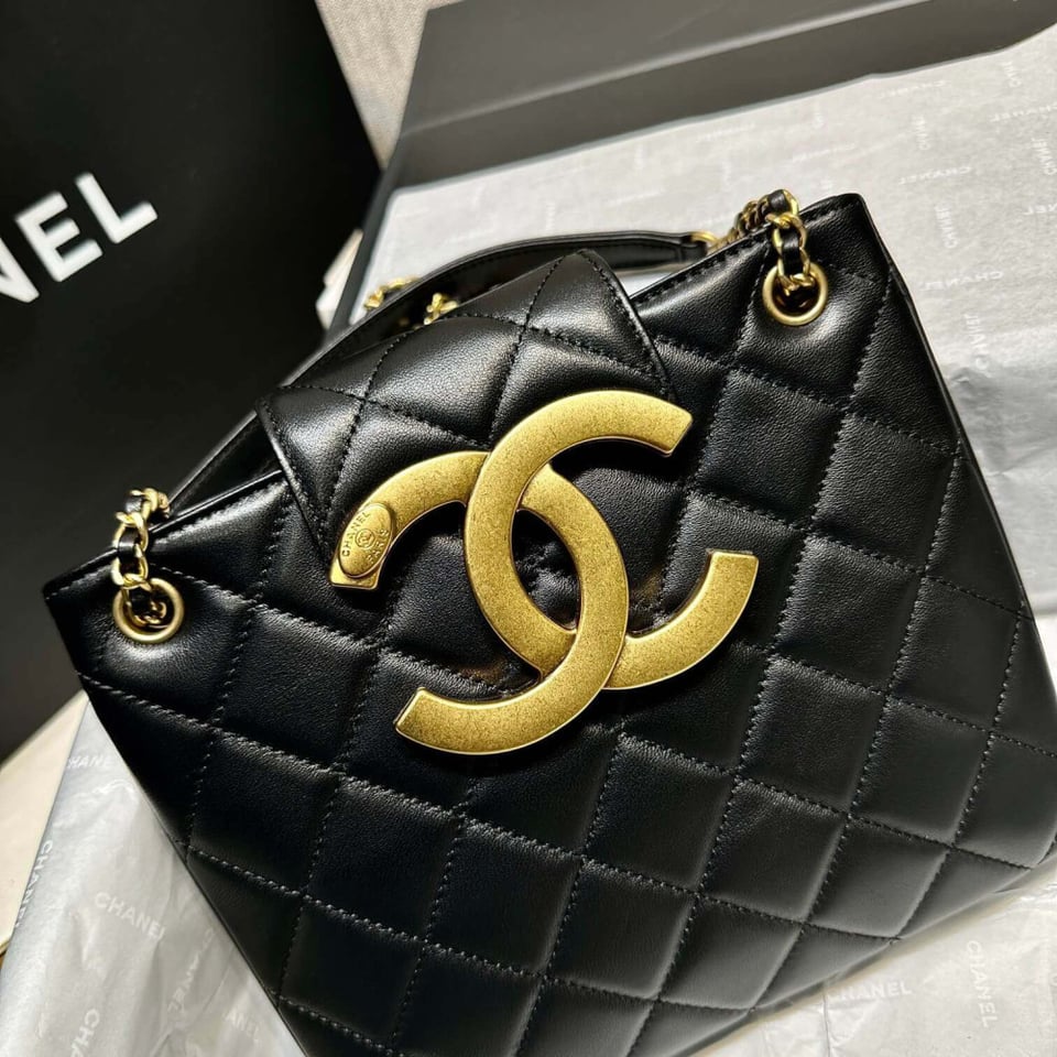 Chanel 24C Quilted Lambskin Shoulder Bag view 11