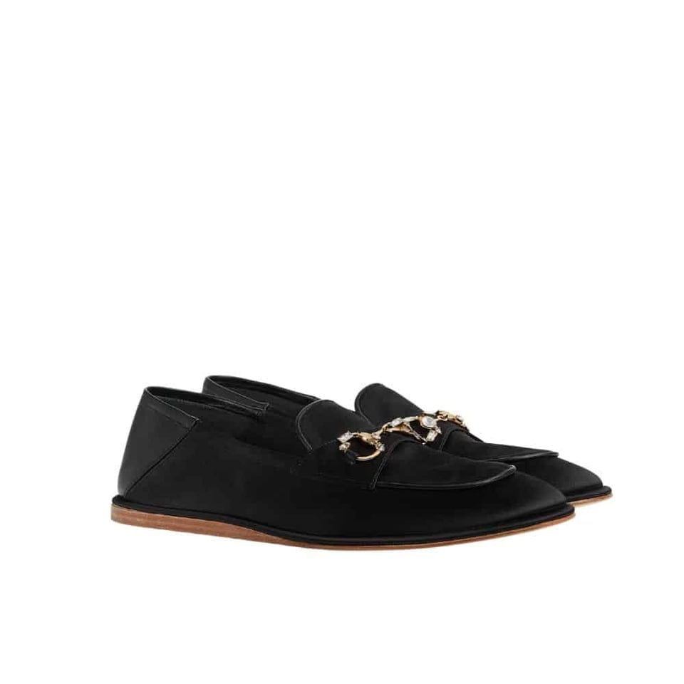 Gucci Women’S Horsebit Loafer With Crystals Black 759780 Knd90 1000 view 2
