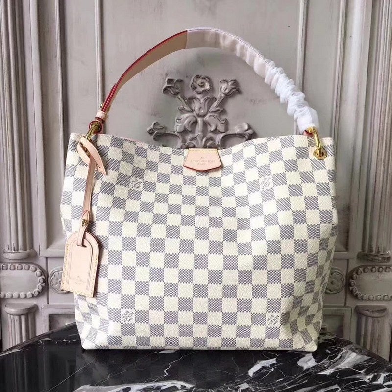 Louis Vuitton Damier Azur Graceful Pm 35Cm view 3