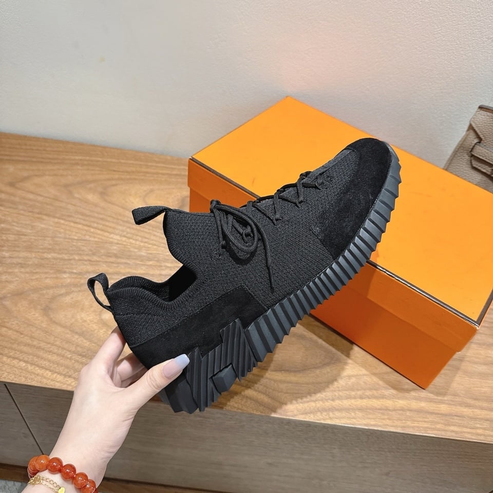 Hermès Day Sneaker Black- Shoes for Men view 10
