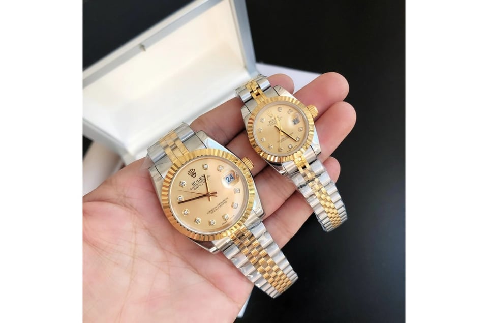 Rolex Datejust 36/28mm RG/SS Jub Gold/Dial view 2