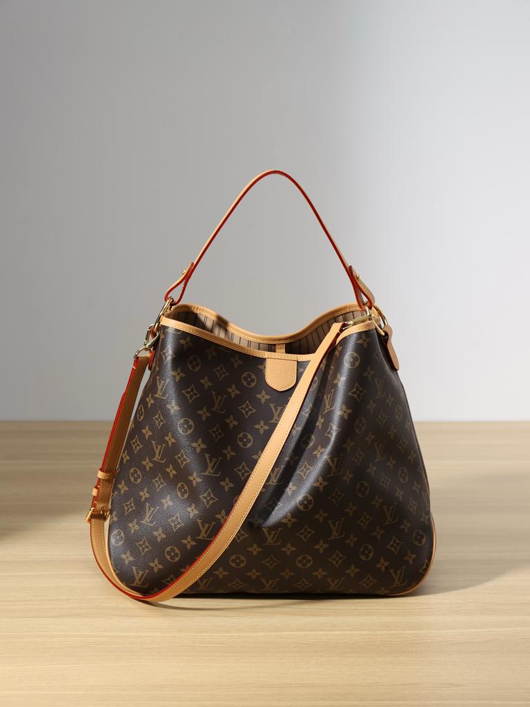 Louis Vuitton Delightful Monogram Bag Brown 40Cm M40352 view 11