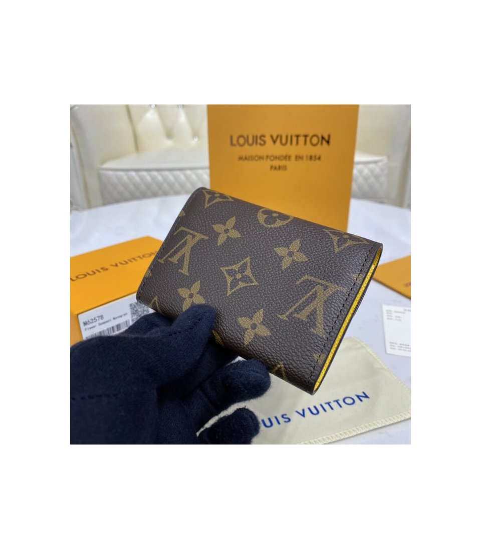 Louis Vuitton Monogram Canvas Rosalie Coin Purse Yellow view 4