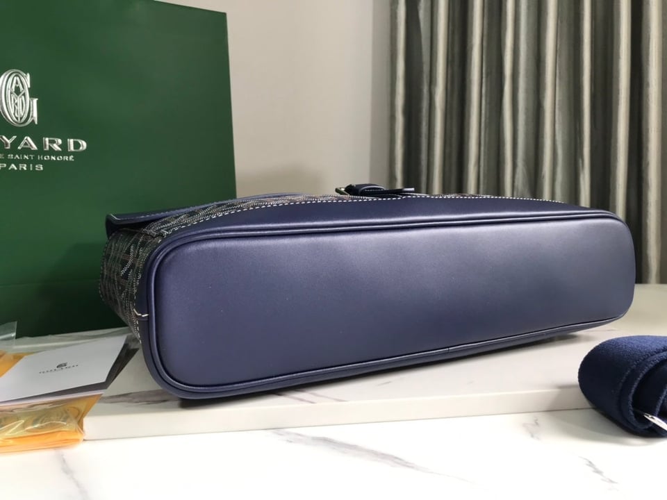 Goyard Citadin Bag 38Cm Navy Blue Canvas view 5