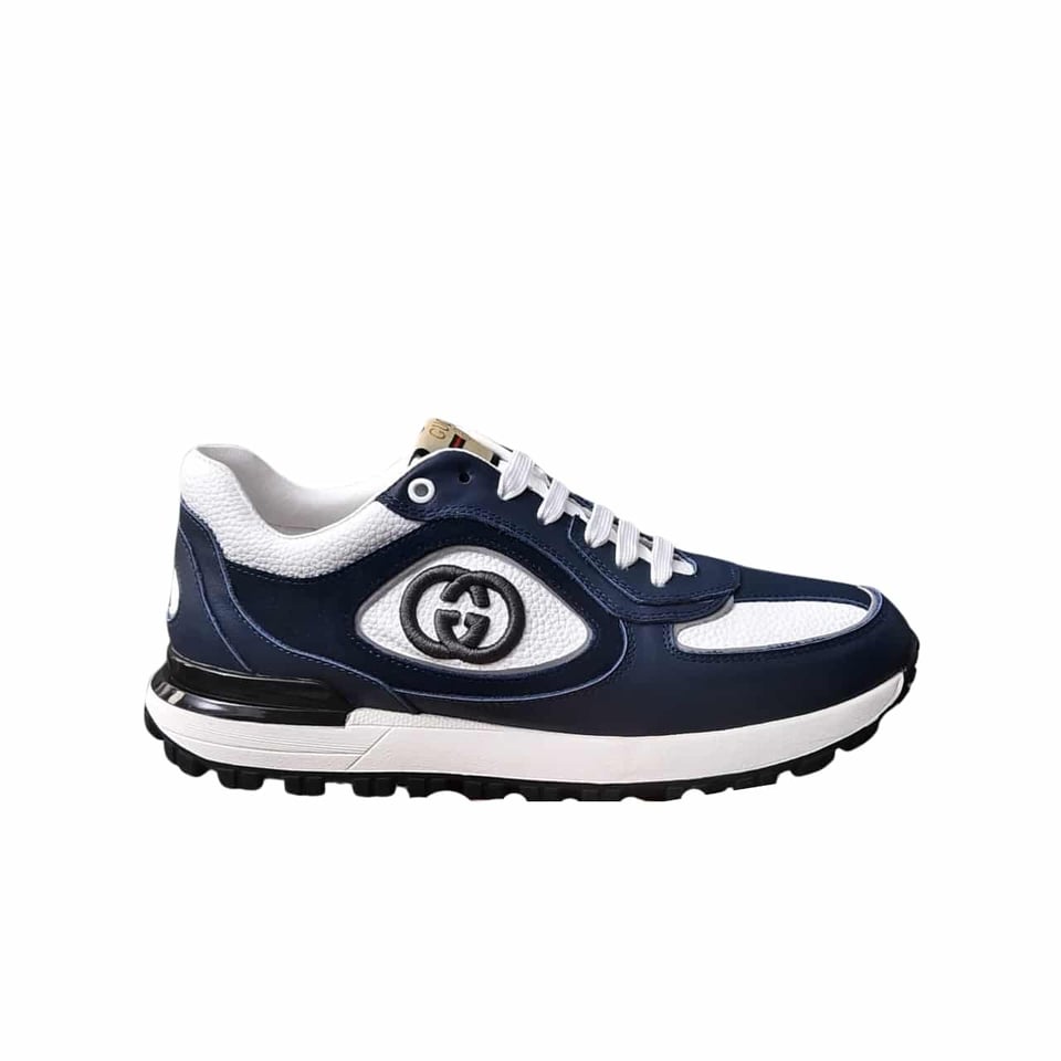 Gucci Double G Men’S Run Sneaker Blue view 2