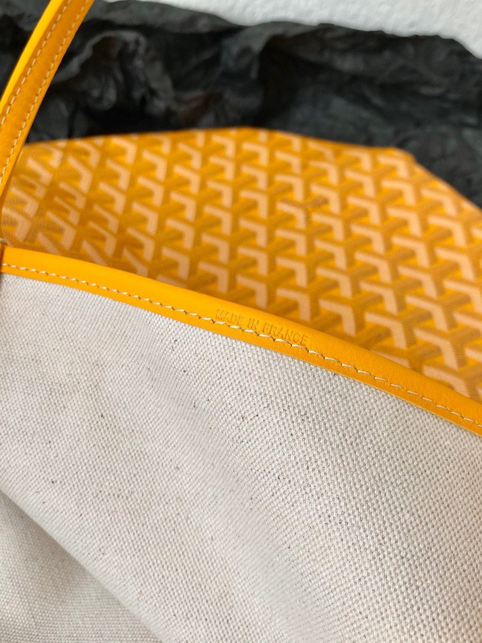 Goyard Saint Louis Gm 40Cm Yellow Canvas view 8
