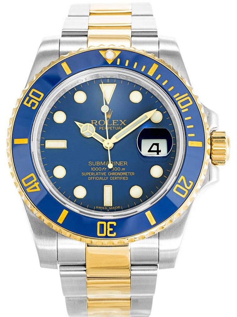 Rolex Submariner 40mm Blue Dial 116613LB “Bluesy” view 2