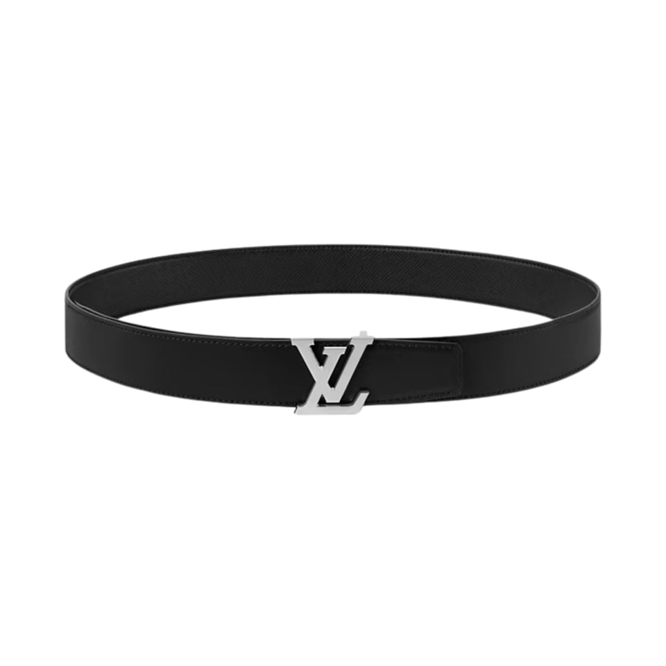 Louis Vuitton LV Black Heritage 35mm Reversible Men Belt M4250S view 3