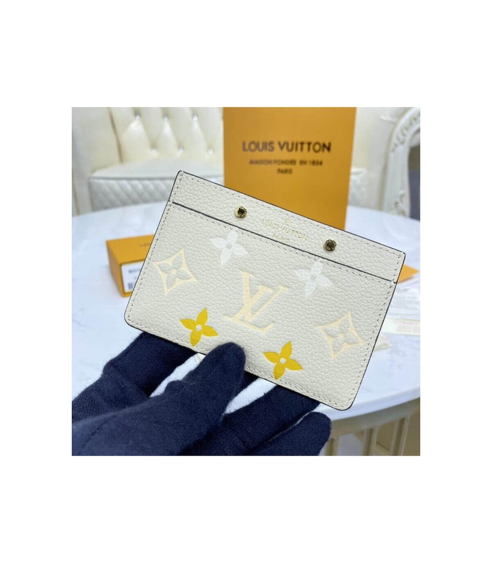 Louis Vuitton Card Holder Beige view 4