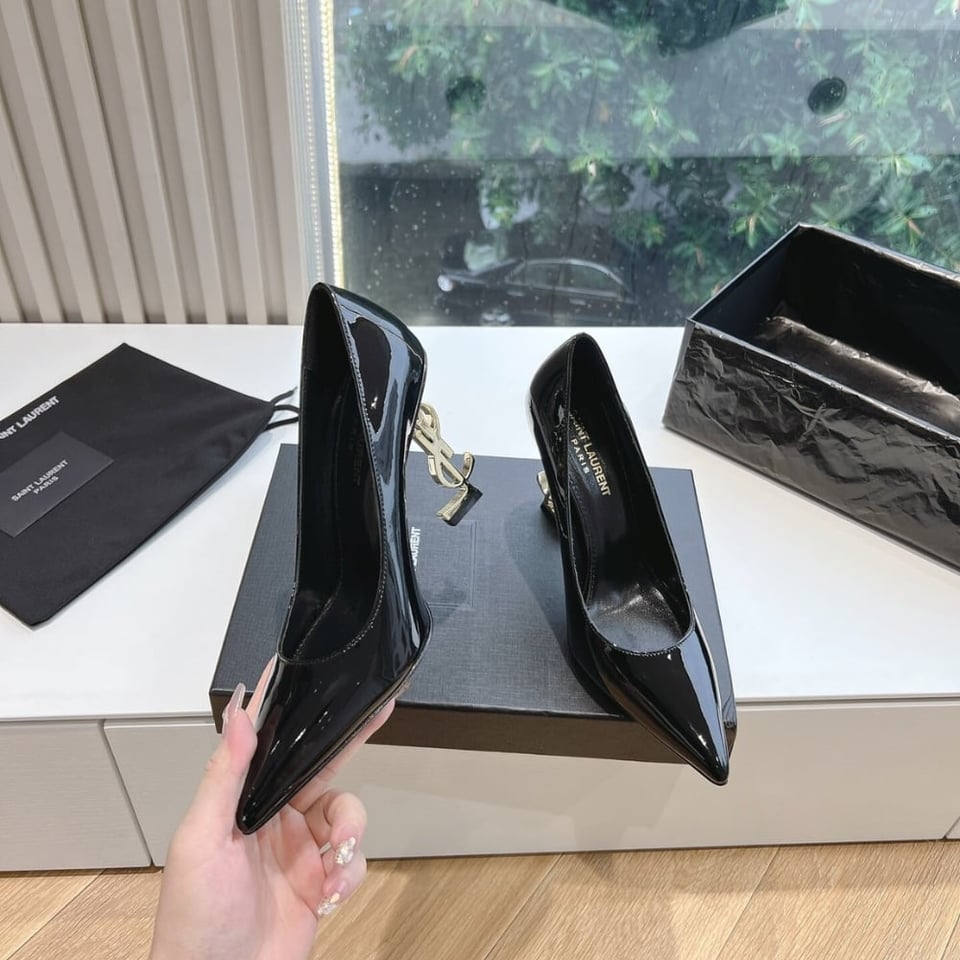 Saint Laurent Opyum Pumps In Black 4720110Npkk1000 view 5