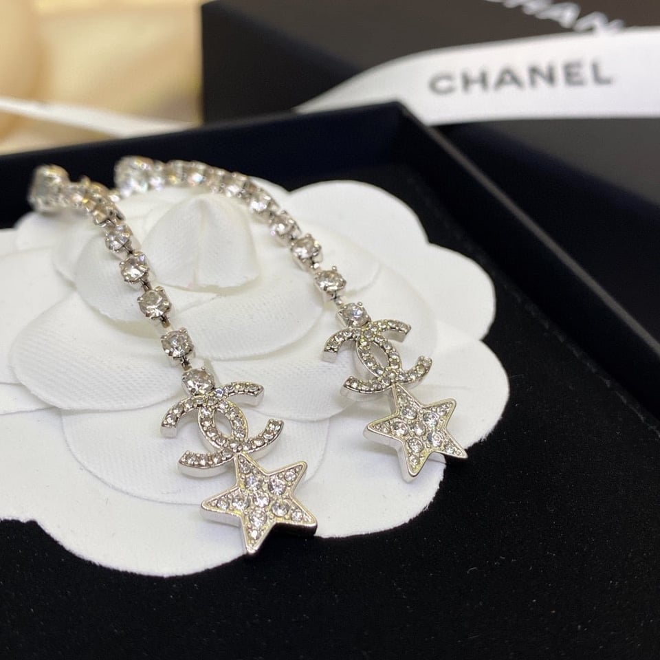 Chanel Cc Drop Earrings view 9