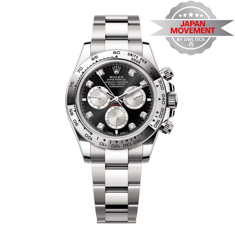[Superclone] Rolex Daytona 40 mm Bright Black Dial Oyster 126509
