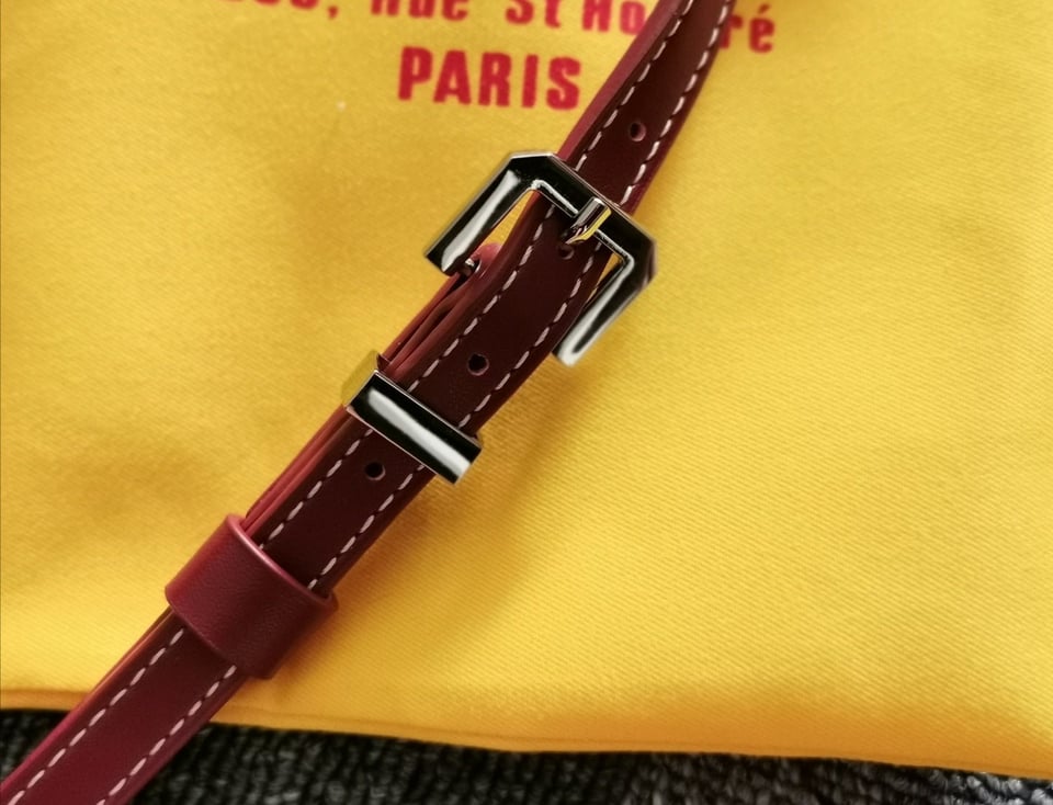 Goyard Cap-Vert Pm Bag 23X8X14Cm Burgundy Canvas view 7