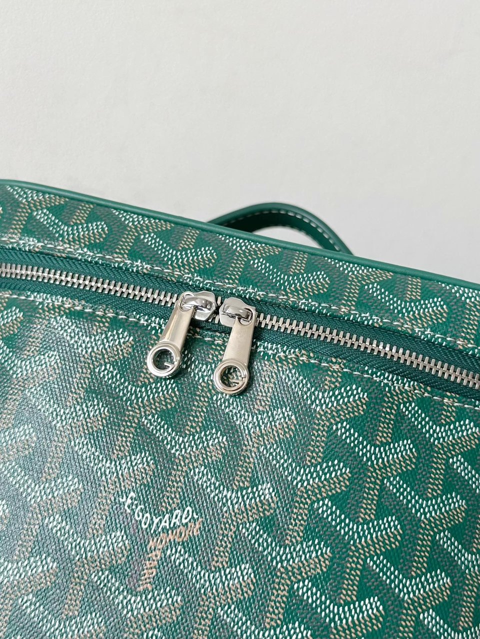 Goyard Goya Makeup Box Bag 20Cm Green Canvas view 6