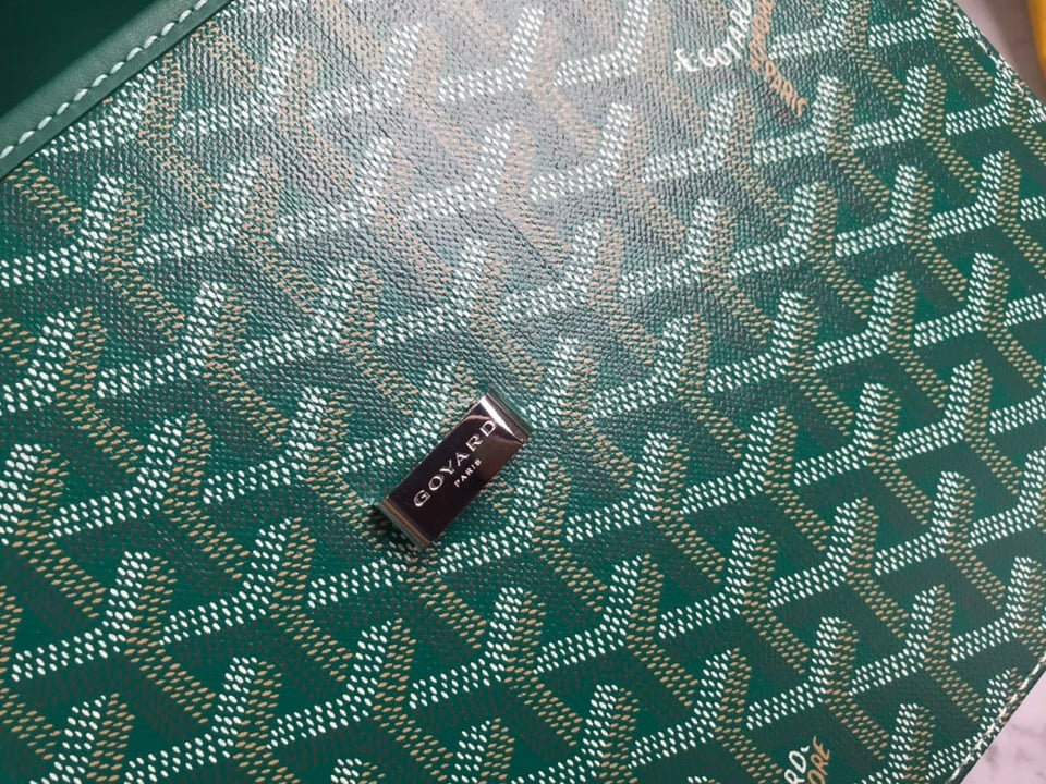 Goyard Belvedere Mm Bag 28Cm Green Canvas view 7