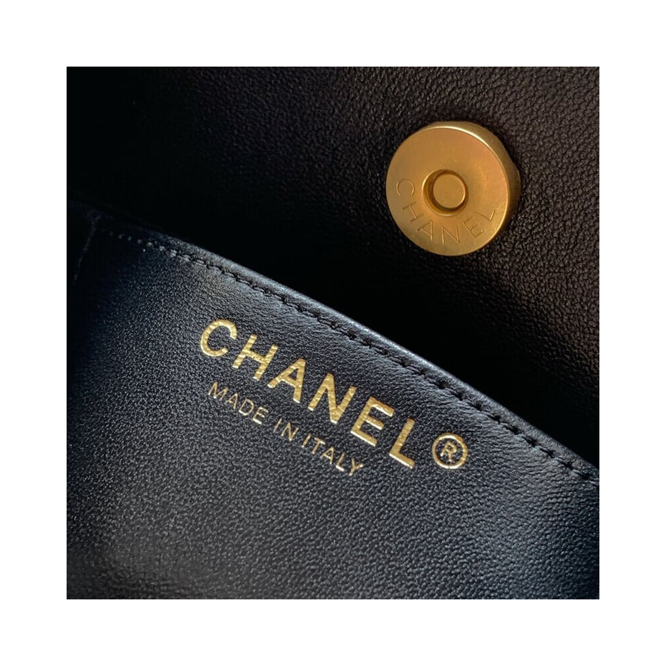 Chanel Lambskin Backpack Black view 13