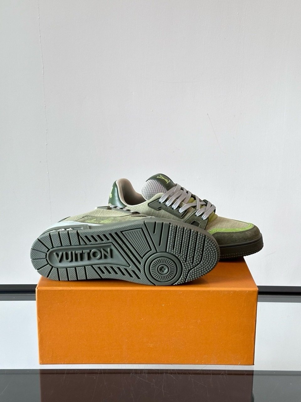 Louis Vuitton LV Trainer Outdoor Sneaker Green for Men view 10