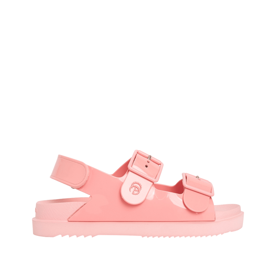 Gucci Women’S Sandal With Mini Double G Pastel Pink 660243 J8700 5815 view 2