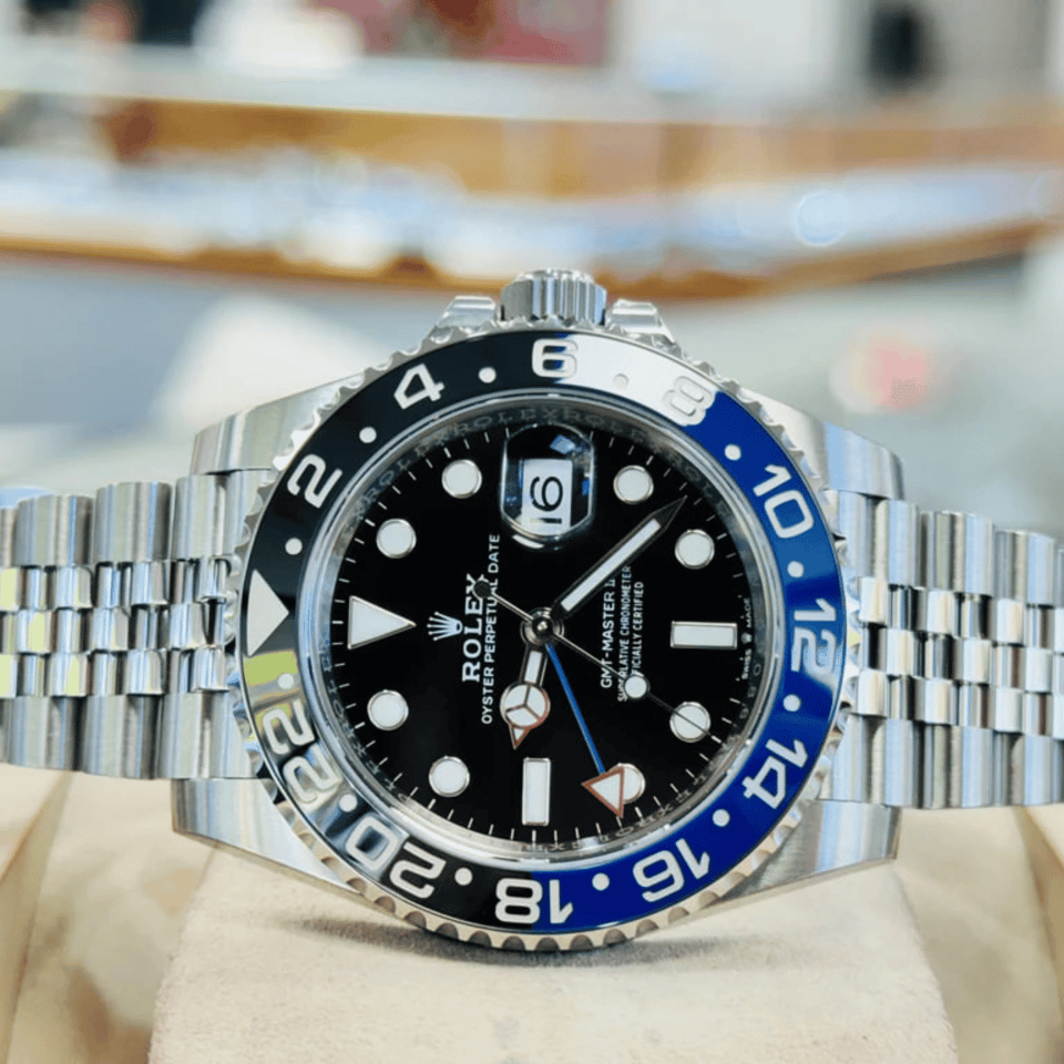 [SUPER CLONE] Rolex GMT-Master II Dial 126710BLNR “Batgirl” 40mm Blue And Black Jubilee view 6