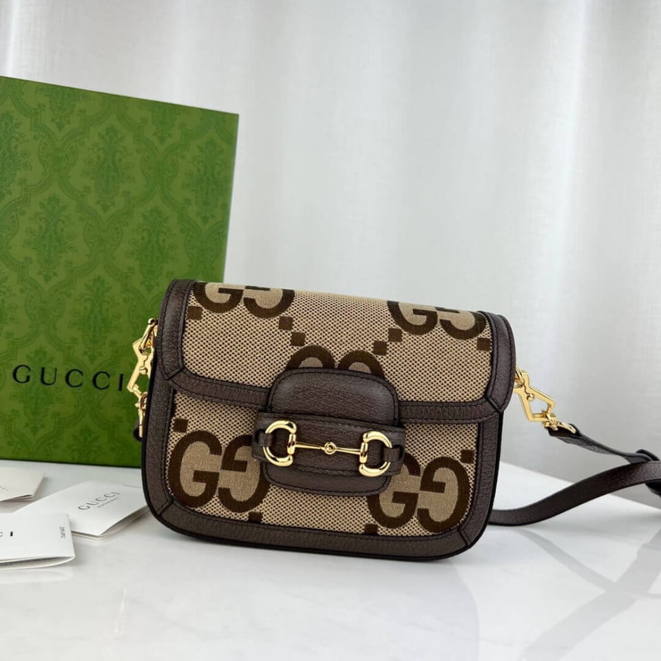 Gucci Horsebit 1955 Jumbo GG Mini Bag view 8