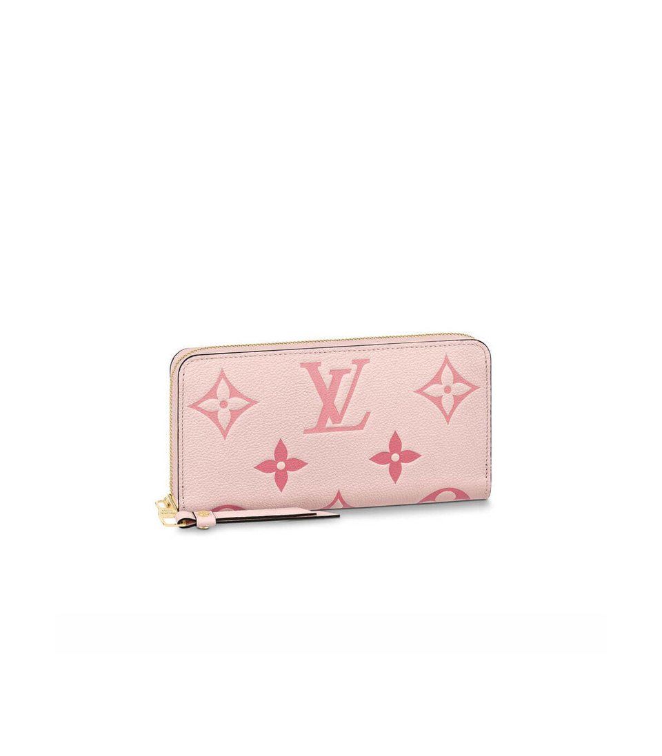 Louis Vuitton Zippy Wallet Bouton de Rose