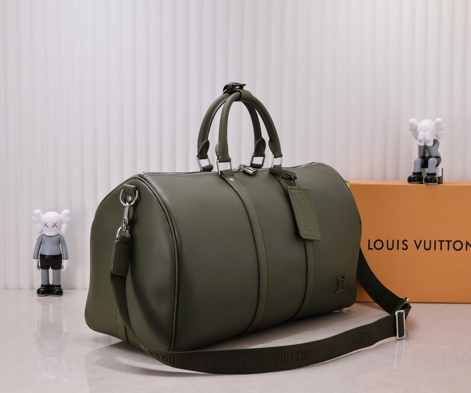 Louis Vuitton Keepall Bandouli Re 50 Khaki view 4