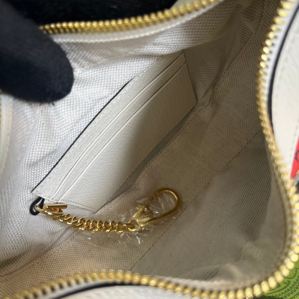 Gucci Half-Moon-Shaped Mini Bag with Interlocking G Animal Print view 15