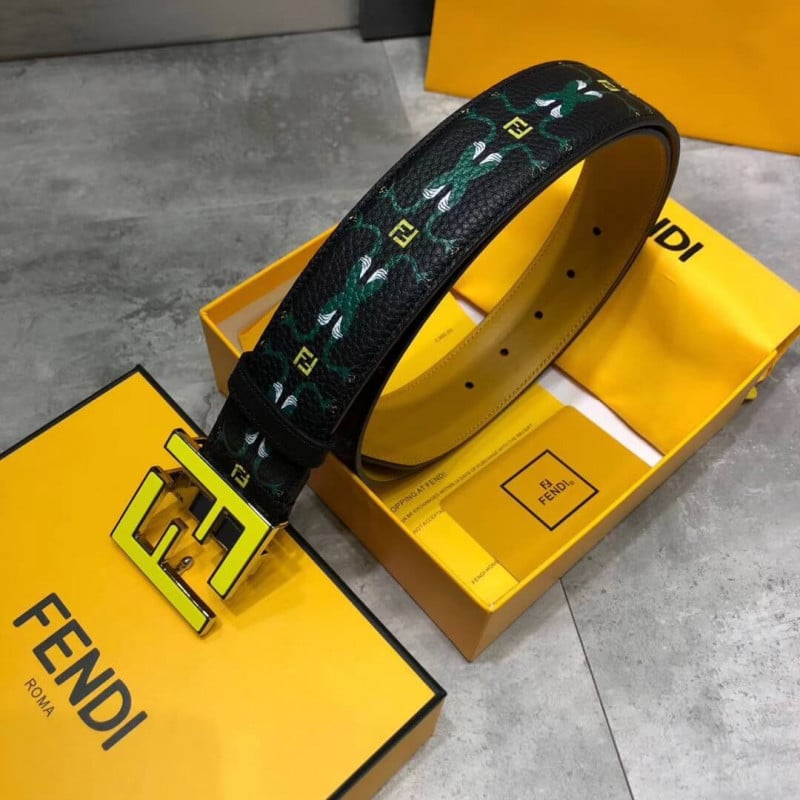 Fendi 40mm Leather Belt 8C057 view 9