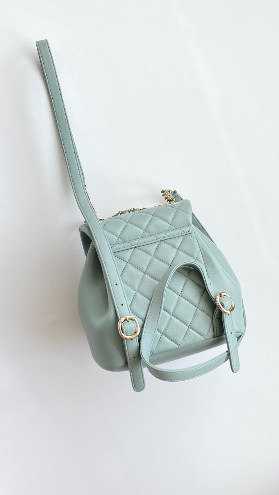 Chanel Small Duma Backpack Quilted Calfskin 17.5cm view 5