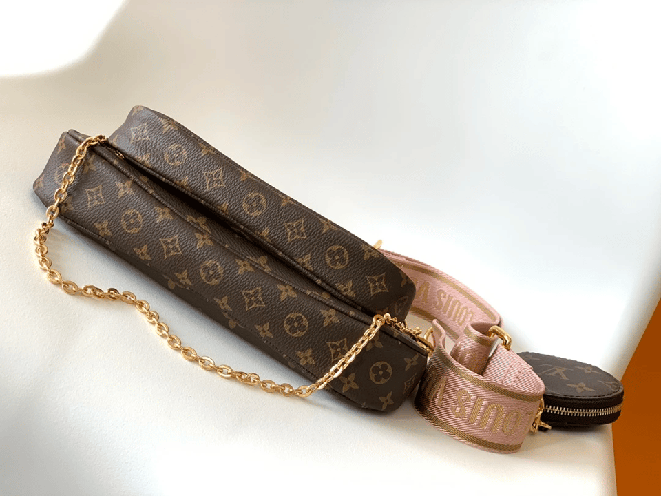Louis Vuitton Multi Pochette Accessoires Monogram – Women – Handbags Light Pink view 8