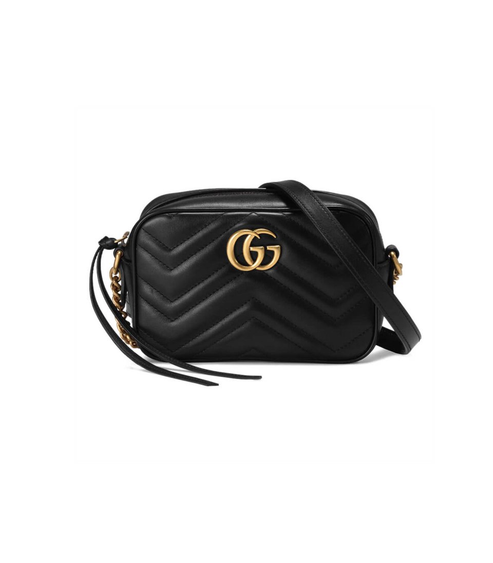 Gucci GG Marmont Matelasse Mini Bag Black view 2