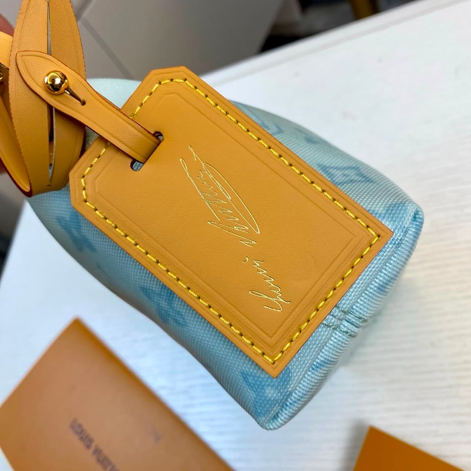 Louis Vuitton Hills Pochette Bag Bleu Courrier 18.5cmM28250 view 9