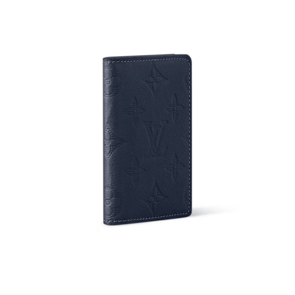 Louis Vuitton Navy Blue Pocket Organizer For Women 8cm M14786 view 3