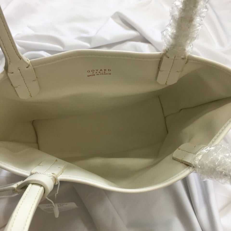 Goyard Anjou Mini Bag 20cm White Canvas view 7