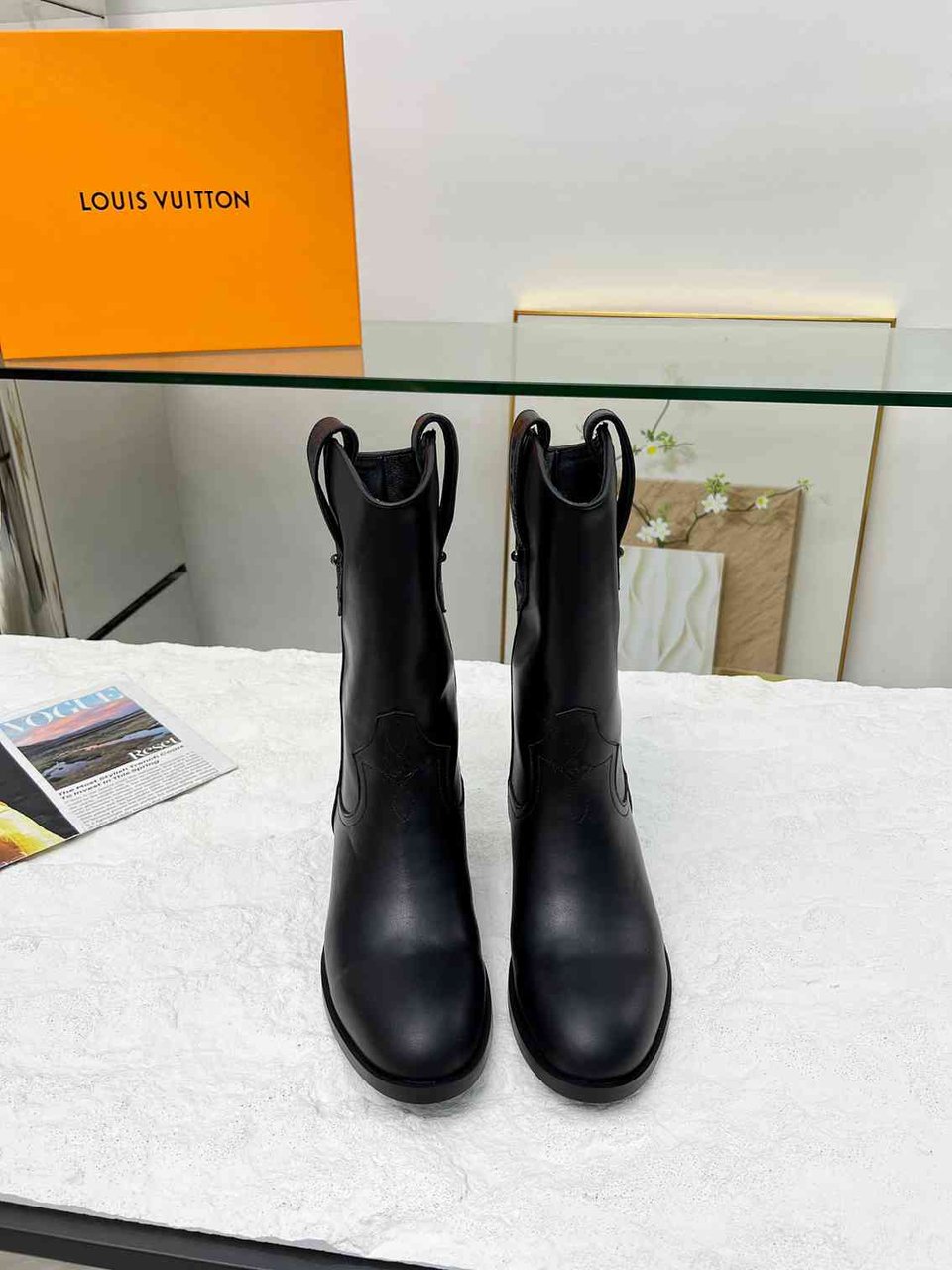 Louis Vuitton Lv Rider Boots Black 1Ad7Ht view 3