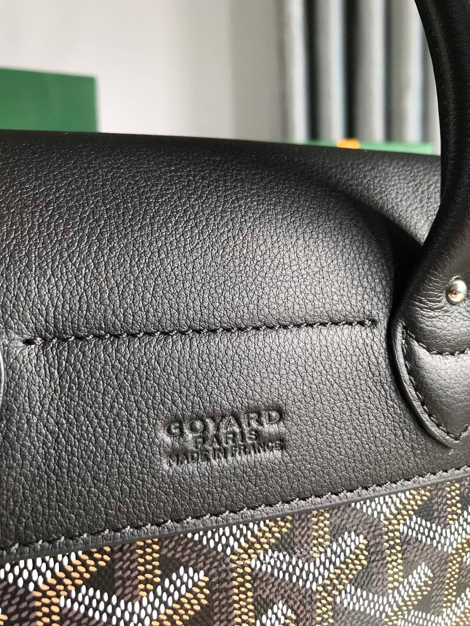 Goyard Alpin Mini Backpack 21cm Black Lambskin And Goyardine Canvas view 9