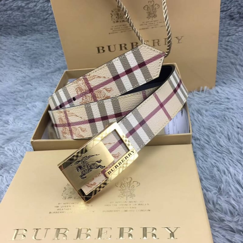 Burberry Vintage Check Leather Belt 40748 view 2