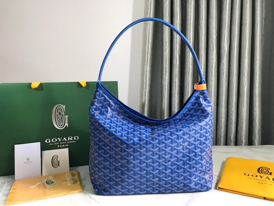 Goyard Hobo Boheme 42Cm Blue Canvas view 3