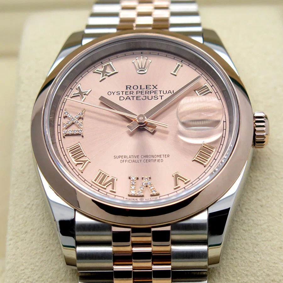 [Superclone] Rolex Datejust 36mm Rosé – Colour Dial Jubilee 126201 view 2