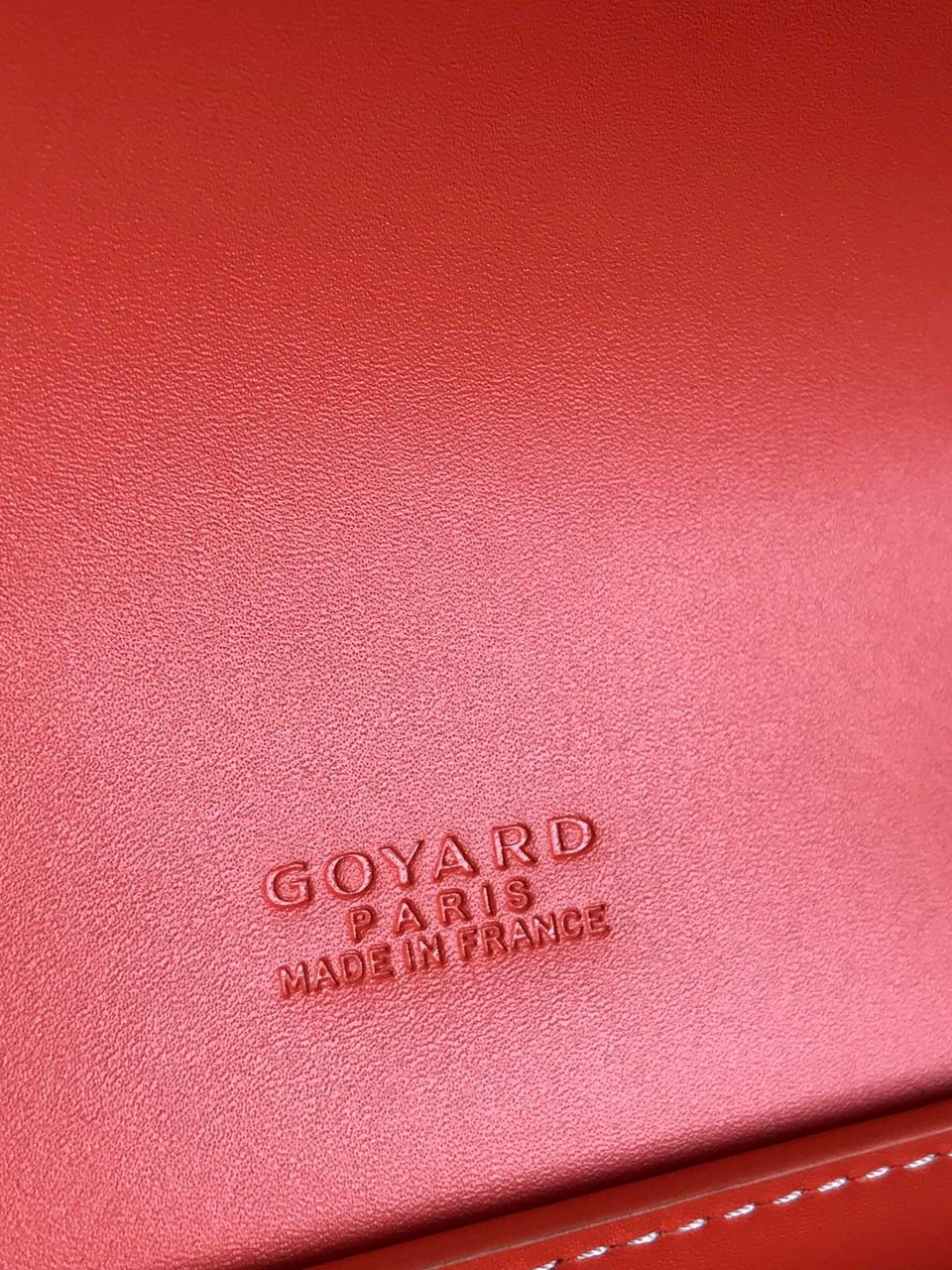 Goyard Duchesse Marie-Caroline Bag 25cm Orange Goyardine Canvas And Smooth Calfskin view 5