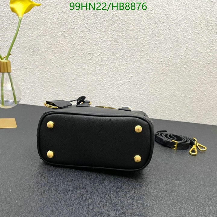 Prada Galleria Saffiano Leather Mini Bag Black 20Cm view 6