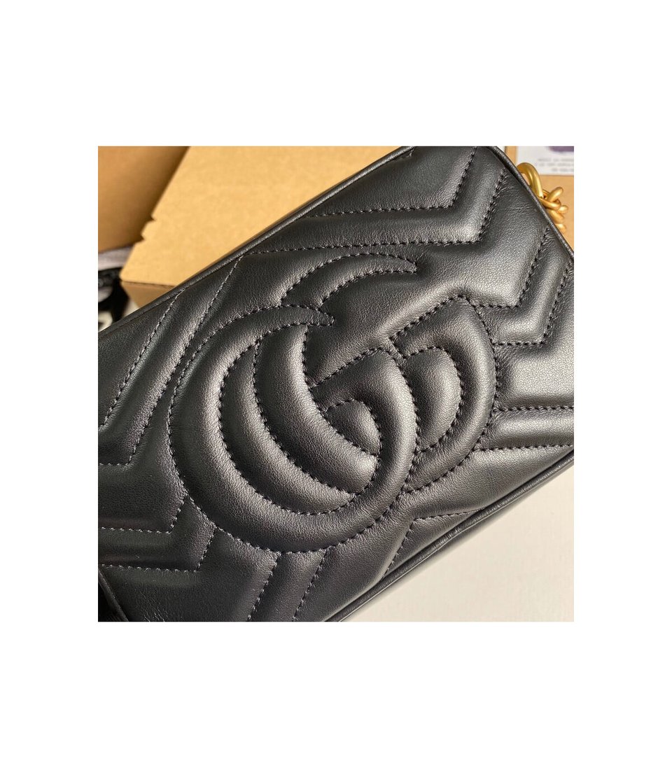 Gucci GG Marmont Matelasse Mini Bag Black view 17
