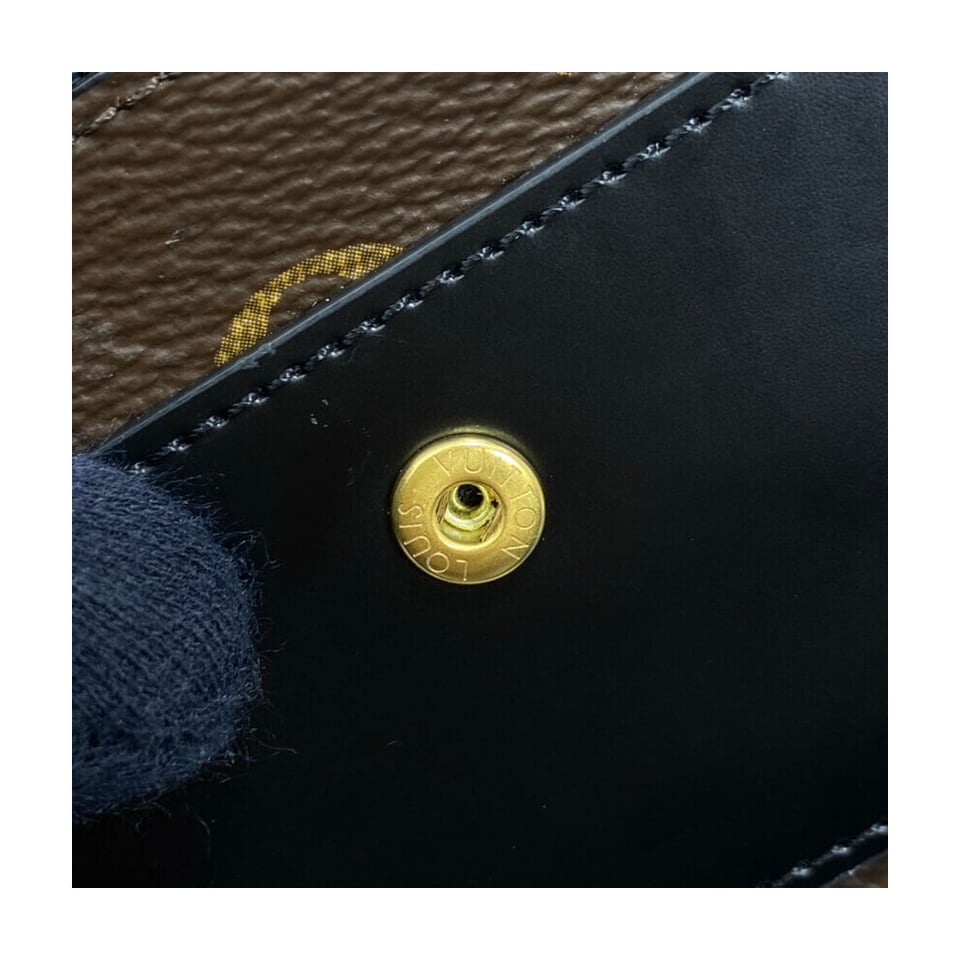 Louis Vuitton Flower Compact Wallet Black view 8