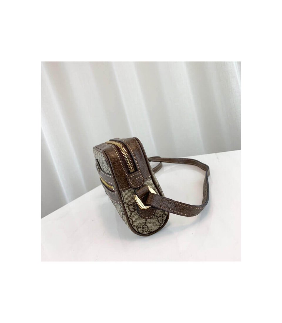 Gucci Ophidia GG Supreme Mini Bag Beige view 8