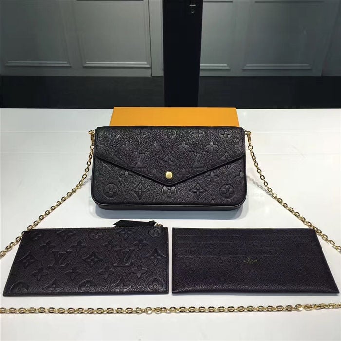 Louis Vuitton F Licie Pochette Black 21cm/8.3in view 7