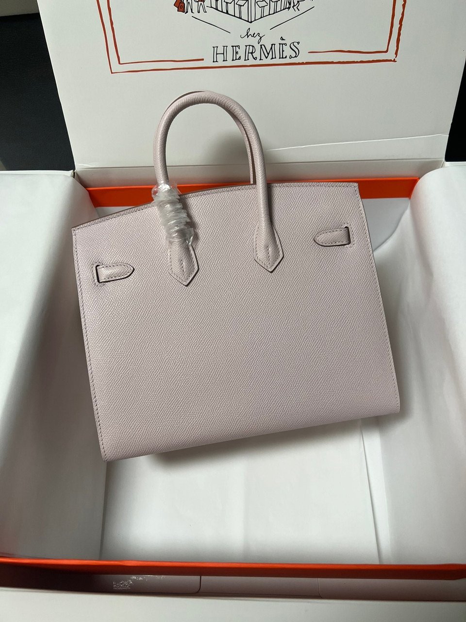 Hermes Birkin Sellier Light Pink Epsom Leather Gold Hardware view 8
