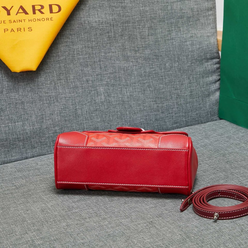 Goyard Saigon Souple Mini Bag Red Canvas 20cm view 8