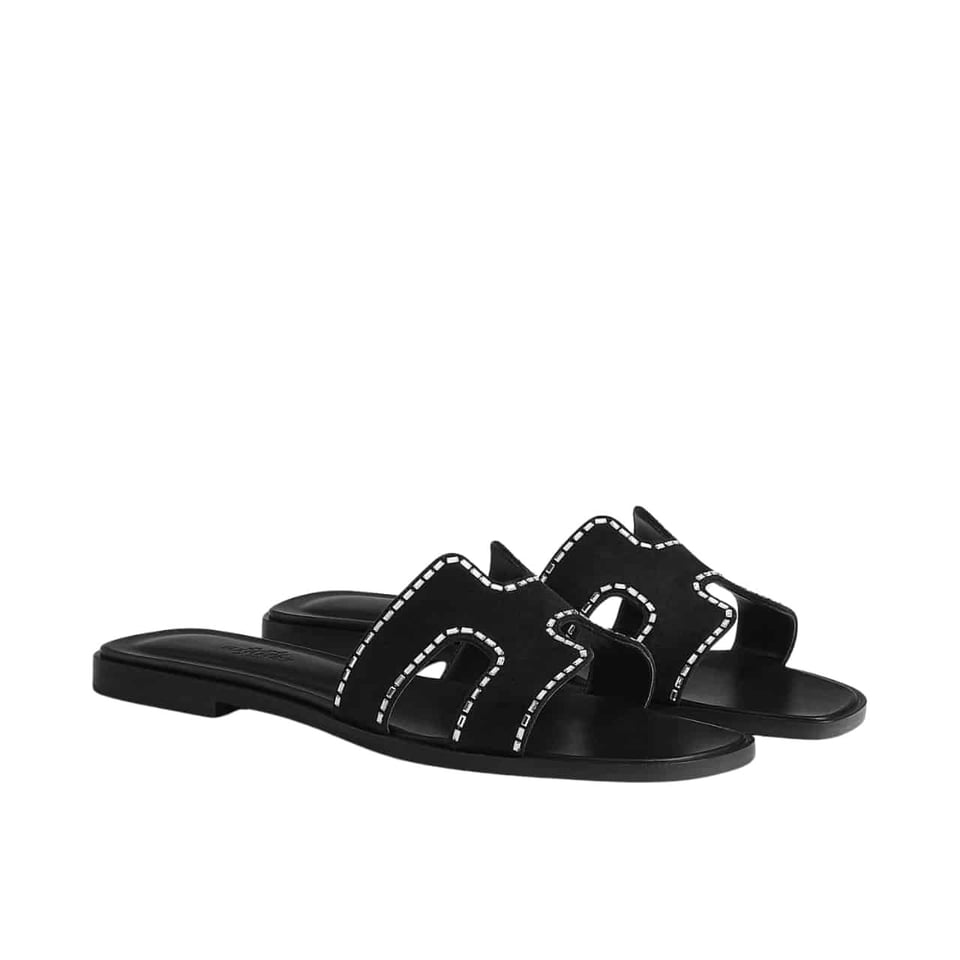 Hermes Oran Sandal Noir H232161Zv02350 view 2